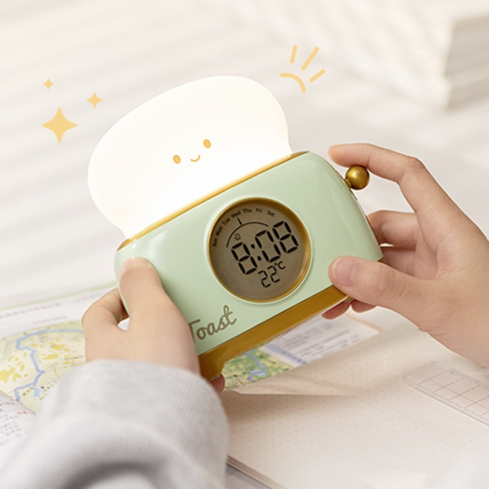 Toastie Kids Alarm Clock with Night Light