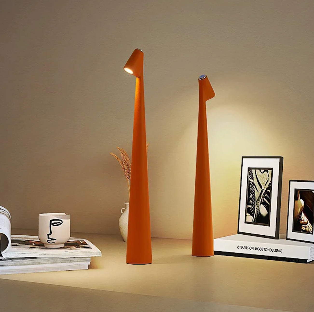 Wireless LED Table Lamp with Touch Dimming Function Lamps & Light Fixtures
