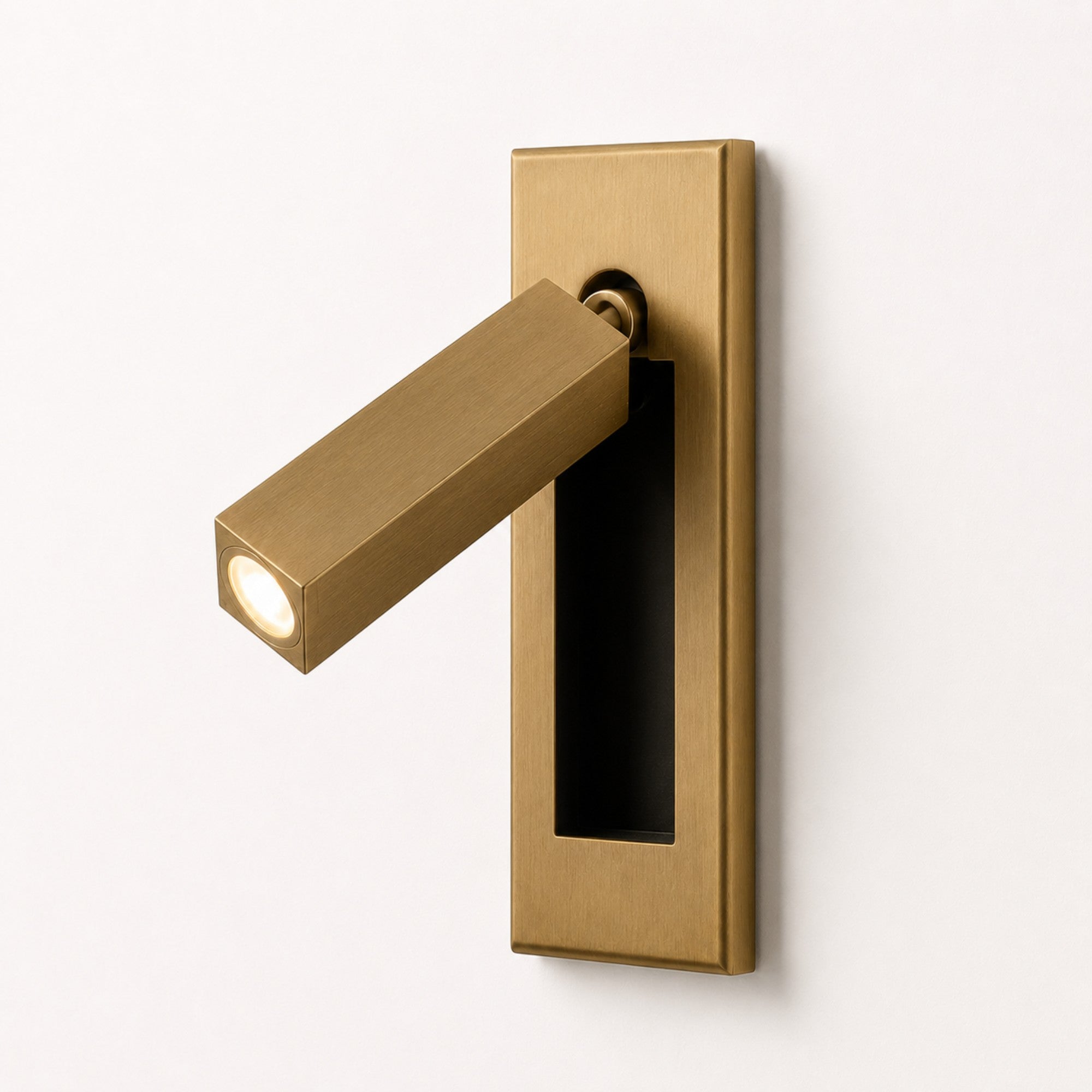 Embedded Bedside Sconce Folding Reading Light