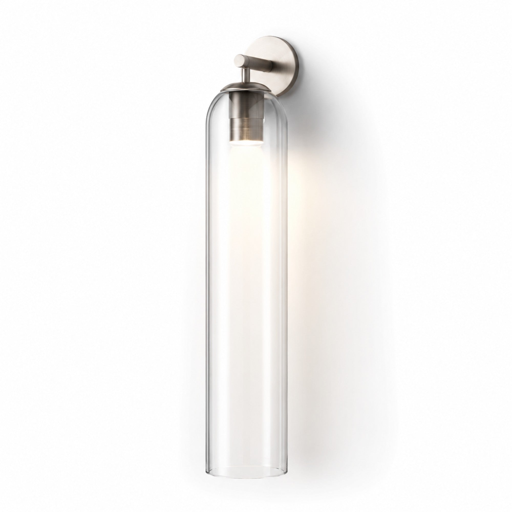 Art Glass Sconce Cylinder Wall Light