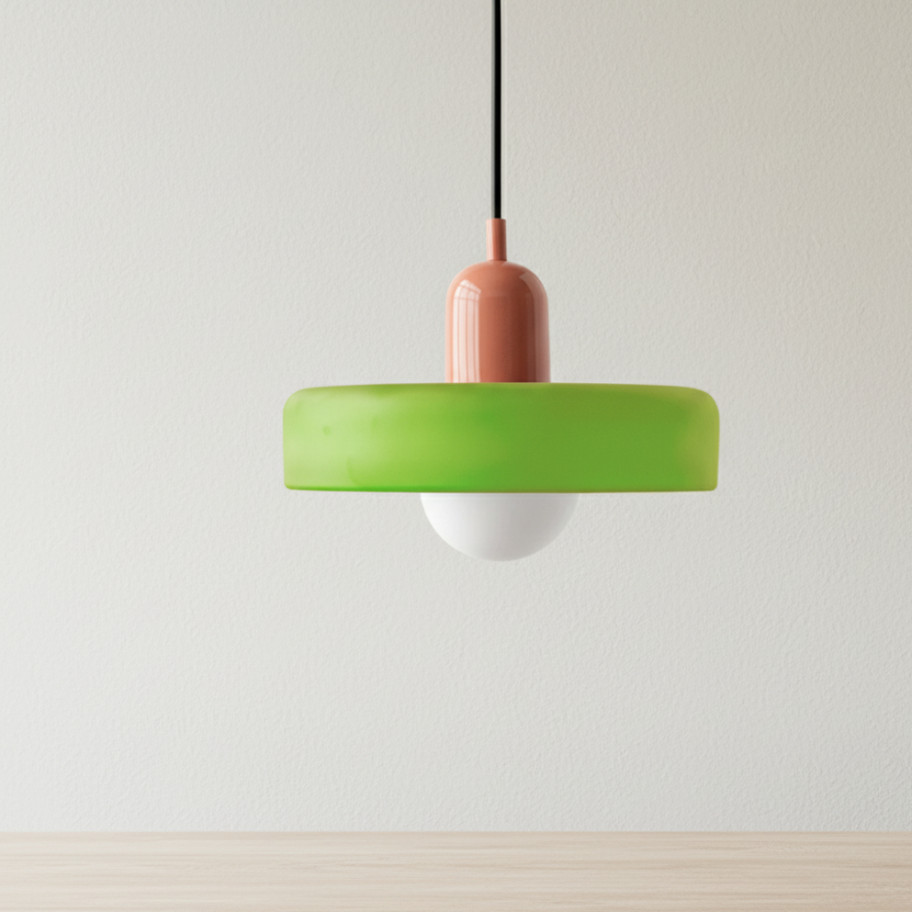 Bauhaus-Inspired Glass Pendant Light – Modern Kitchen Pendant Lighting for Island Pendant Lights
