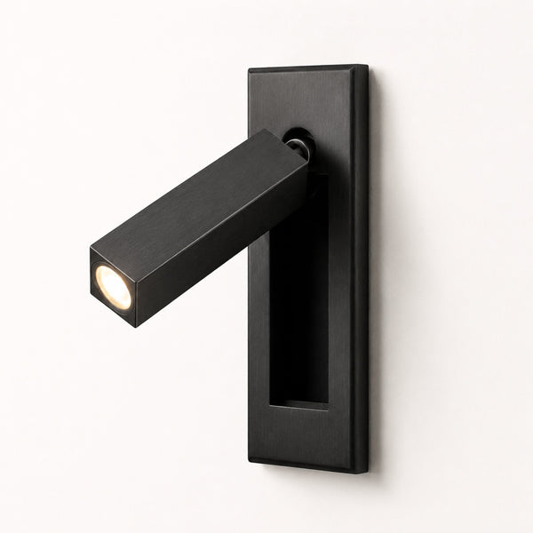 Embedded Bedside Sconce Folding Reading Light