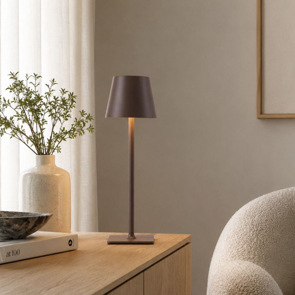 Modern Scandinavian Dimmable Table Lamp - Wireless Touch Control for Outdoor & Indoor Use Table Lamps
