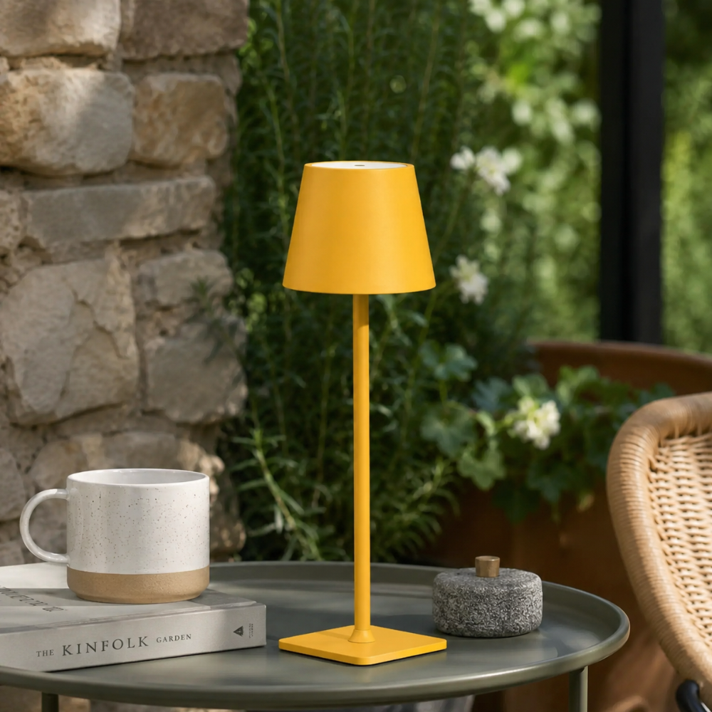 Modern Scandinavian Dimmable Table Lamp - Wireless Touch Control for Outdoor & Indoor Use Table Lamps