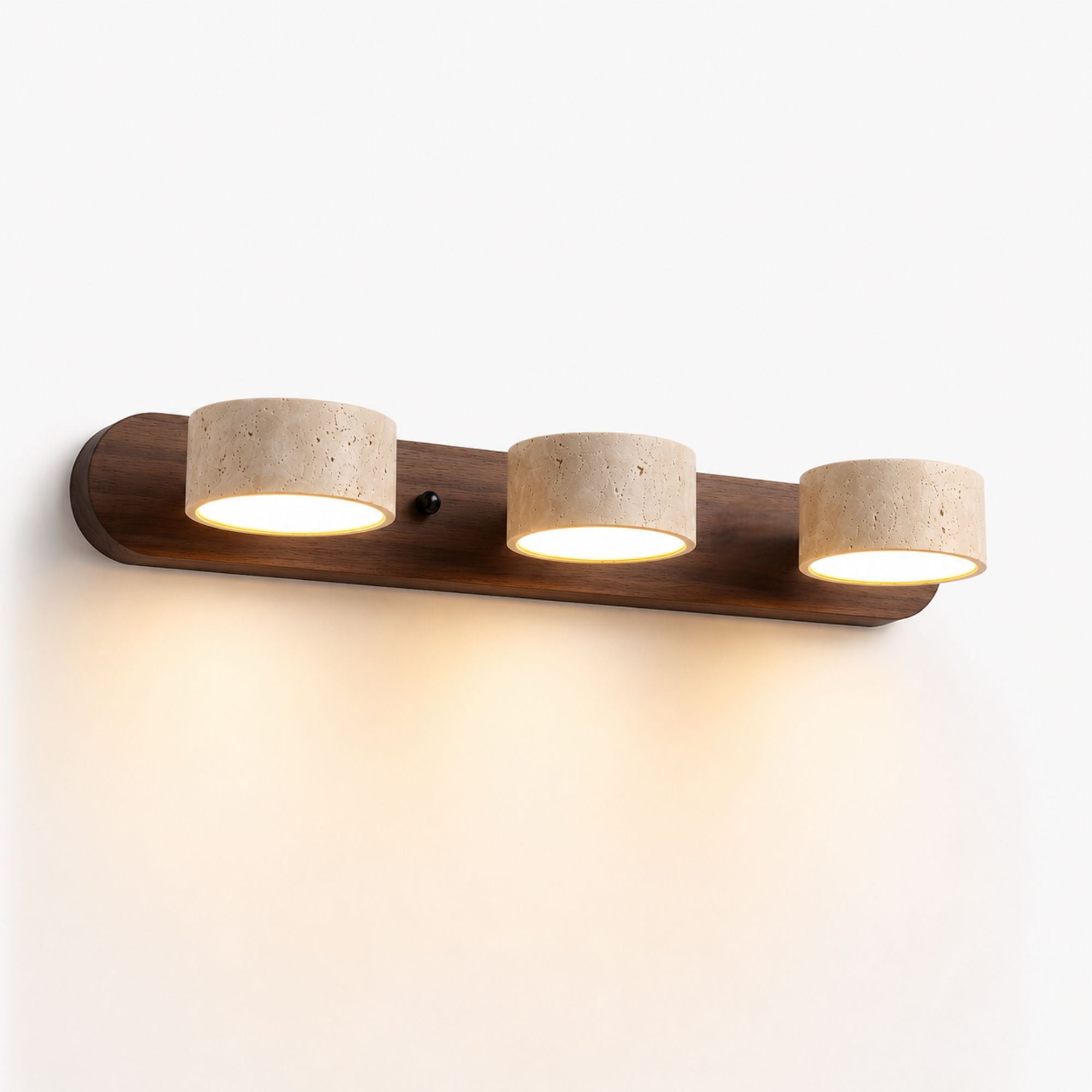 Travertine Duo Natural Stone LED Wall Light