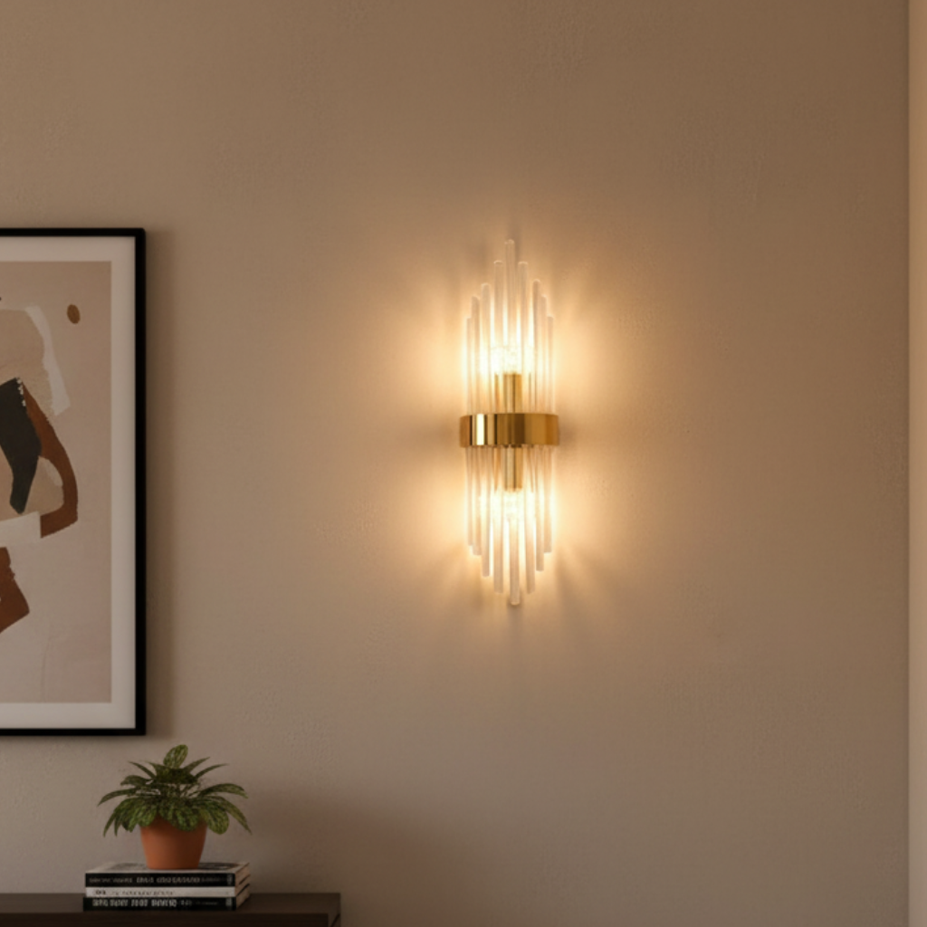 Elegant Crystal Wall Sconce - Adjustable LED Wall Lights for Modern Spaces Wall Light