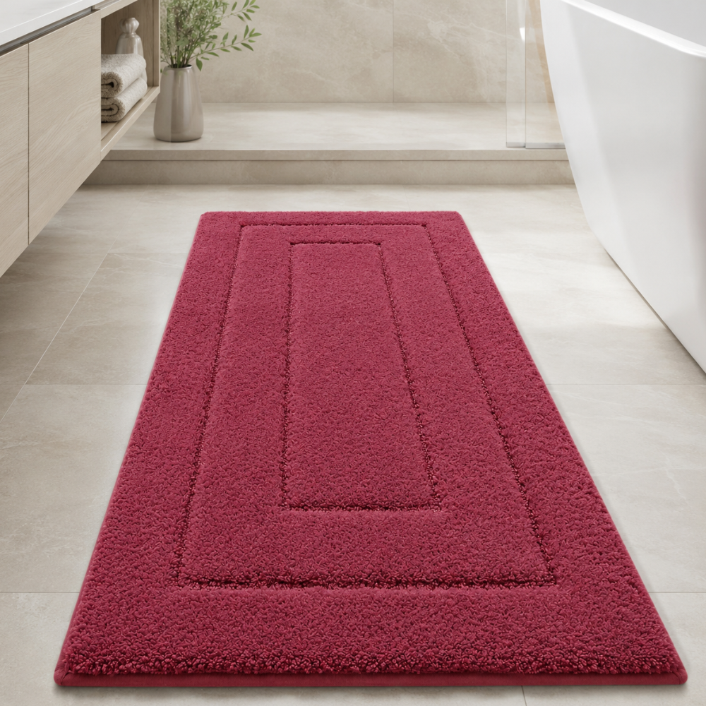 CloudStep Non-Slip Microfiber Bath Mat | Ultra-Absorbent Bathroom Rug for Modern Decor Bath Rugs & Mats