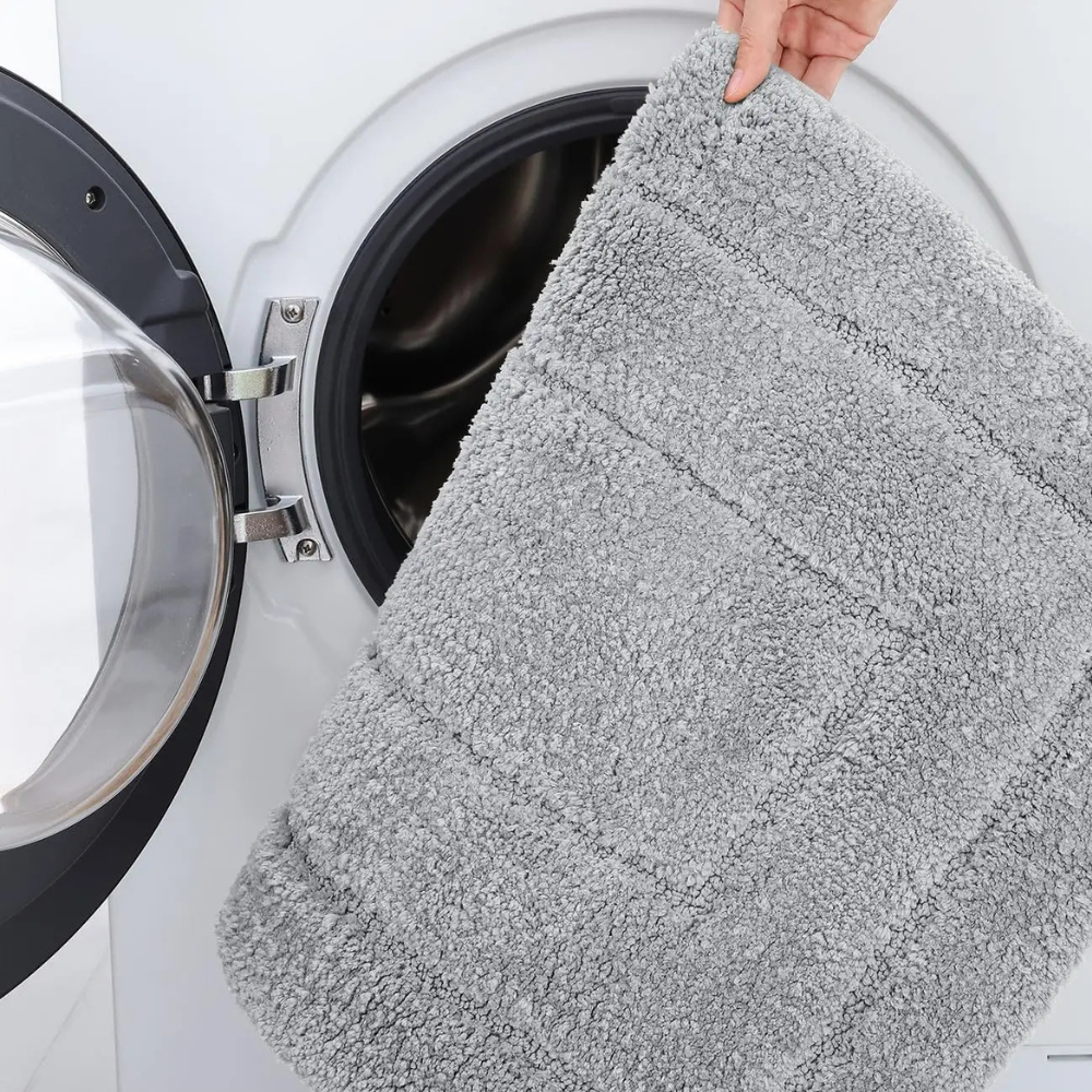 CloudStep Non-Slip Microfiber Bath Mat | Ultra-Absorbent Bathroom Rug for Modern Decor Bath Rugs & Mats