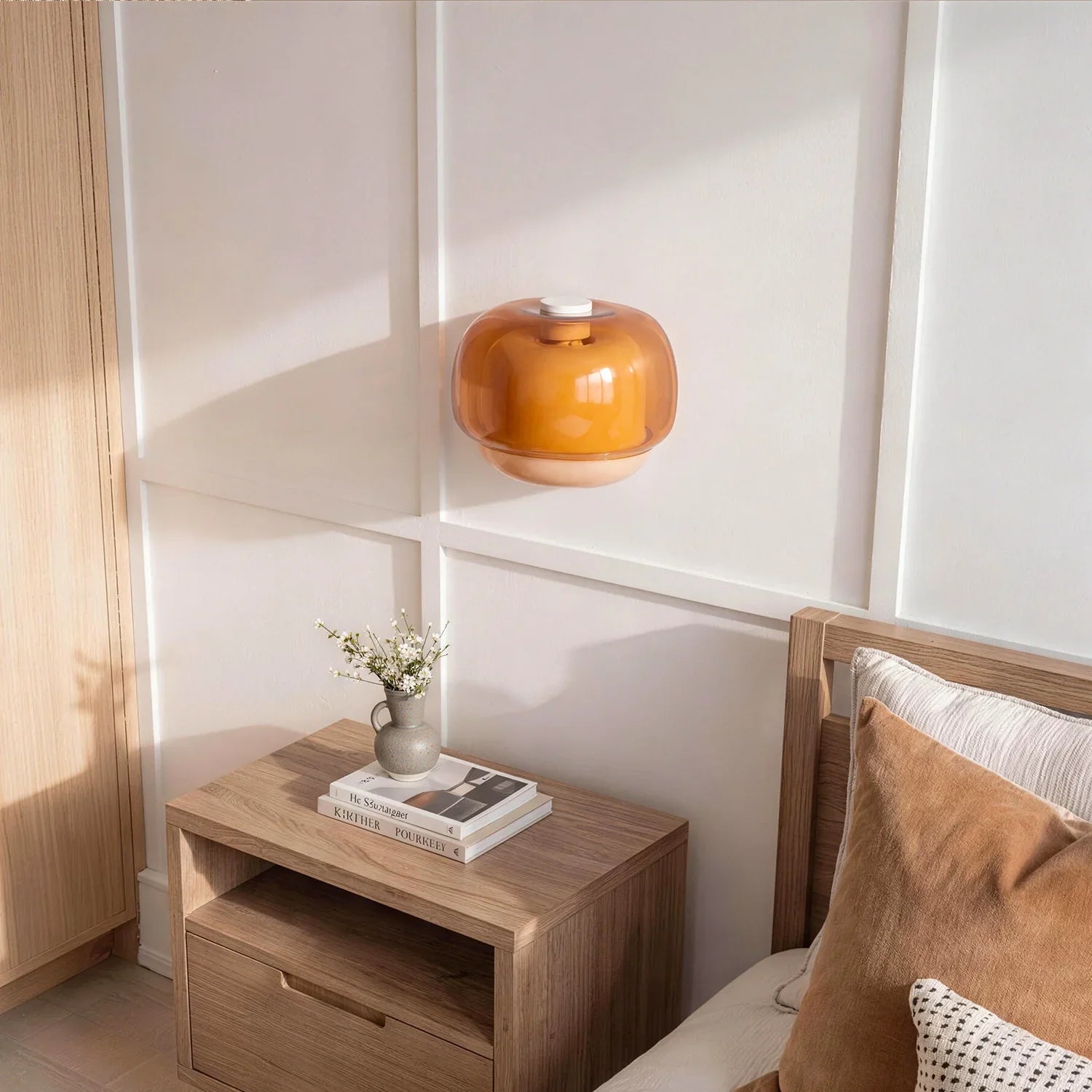 Sanae Mushroom Glass Wall Sconce