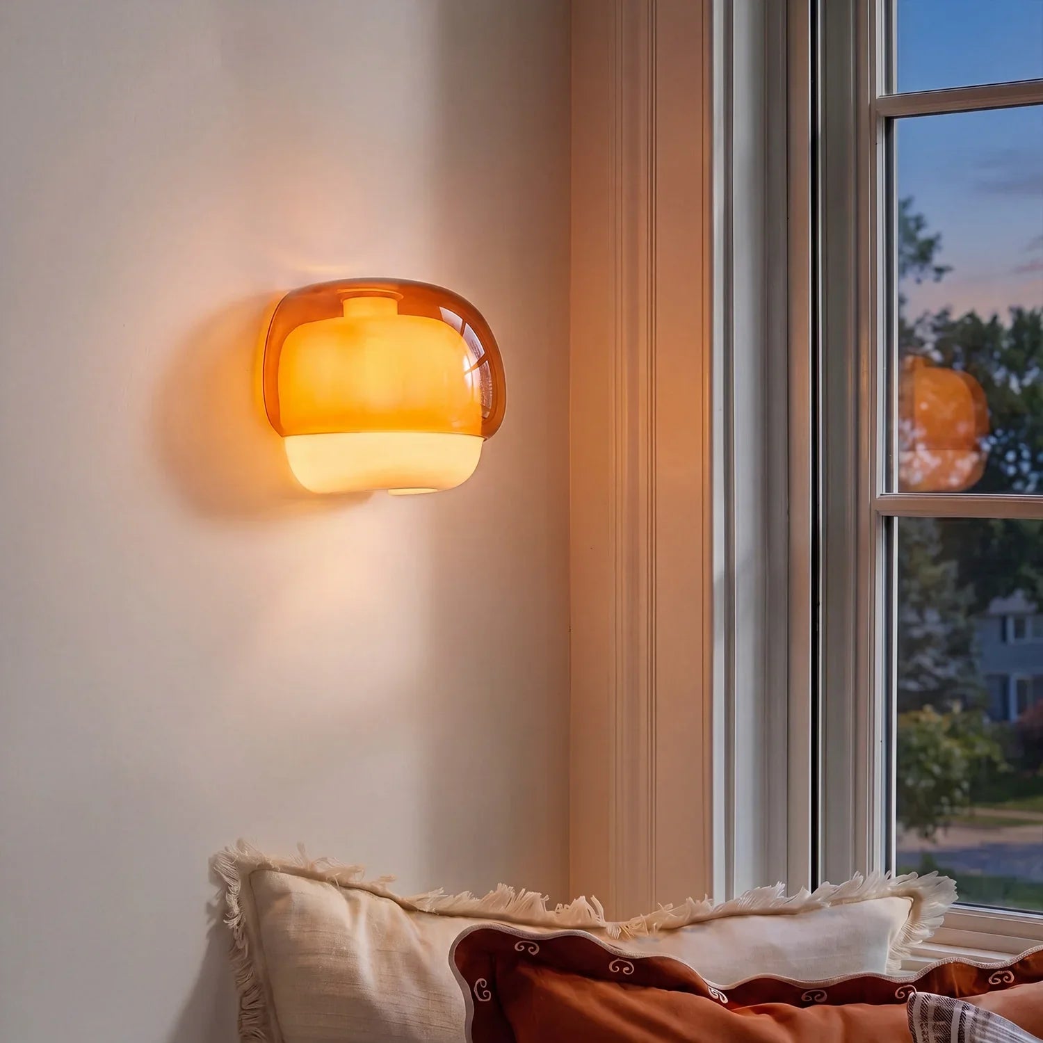 Sanae Mushroom Glass Wall Sconce