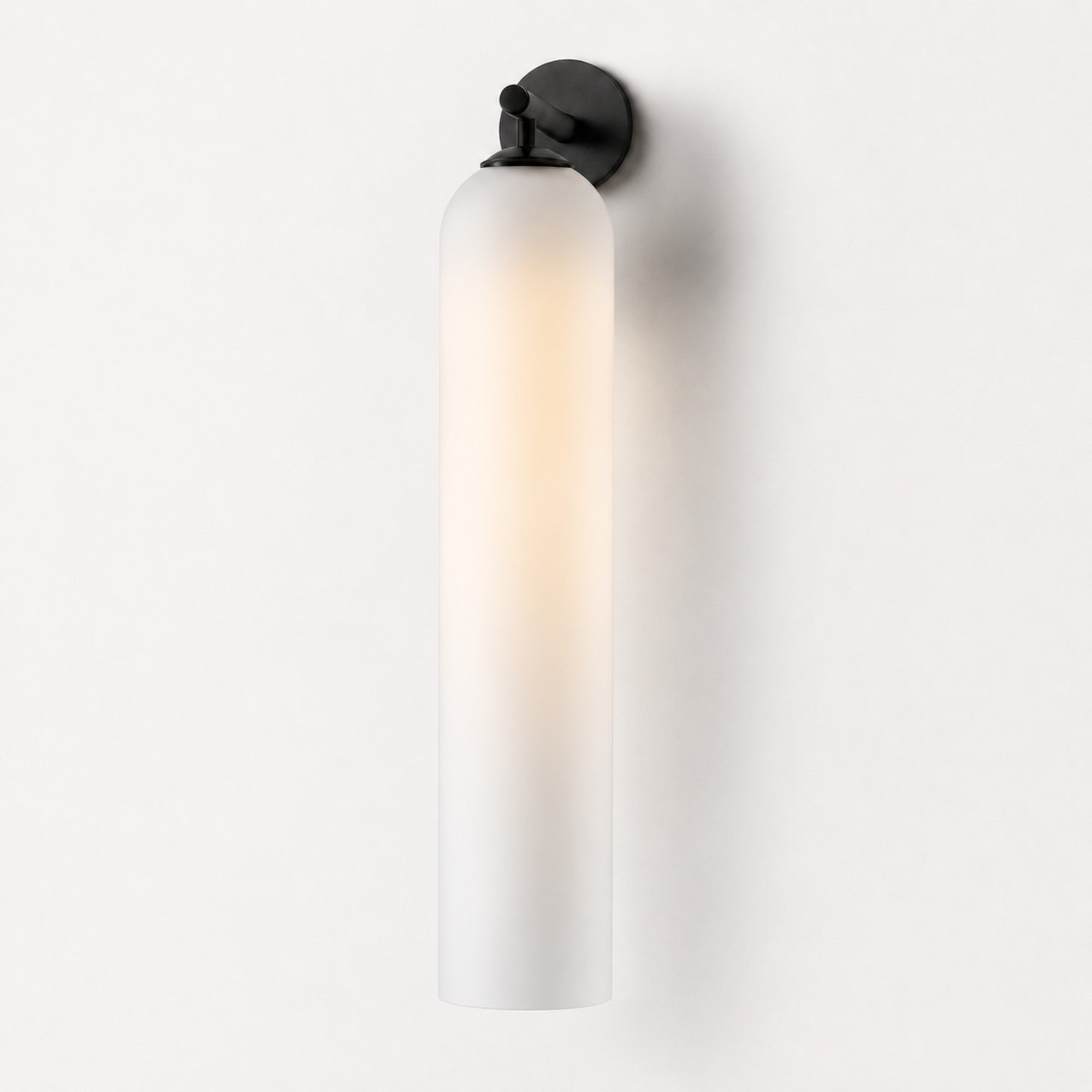 Art Glass Sconce Cylinder Wall Light