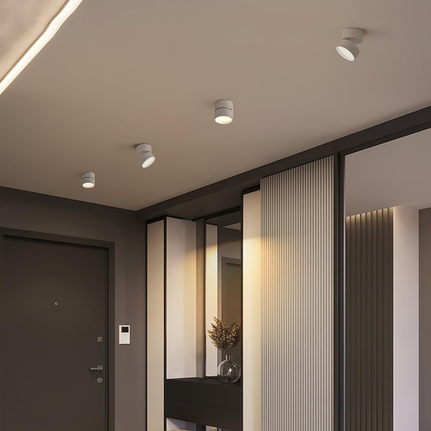 Sleek Adjustable LED Spotlight Ceiling Light for Modern Interiors Spotlights