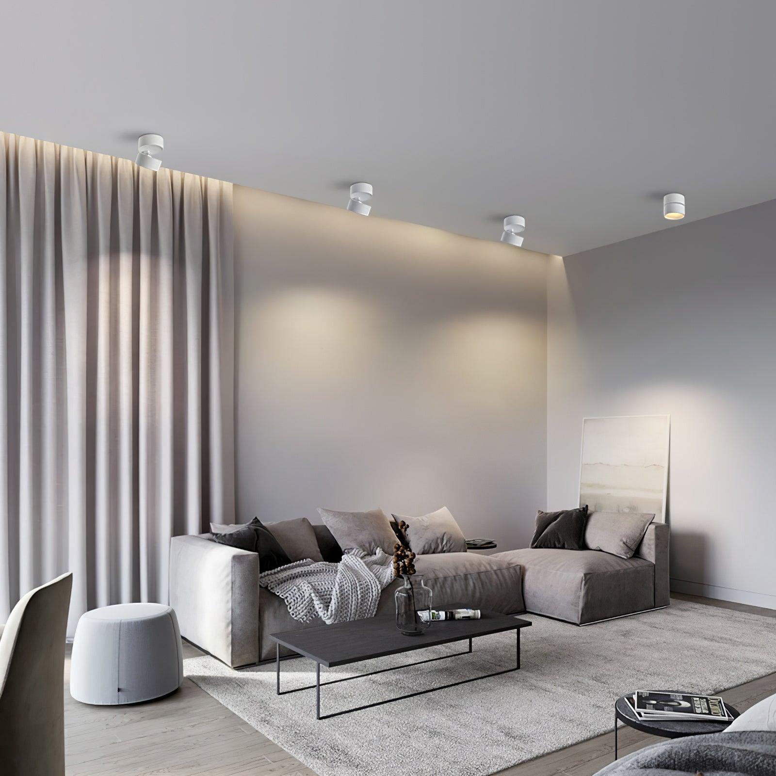 Sleek Adjustable LED Spotlight Ceiling Light for Modern Interiors Spotlights