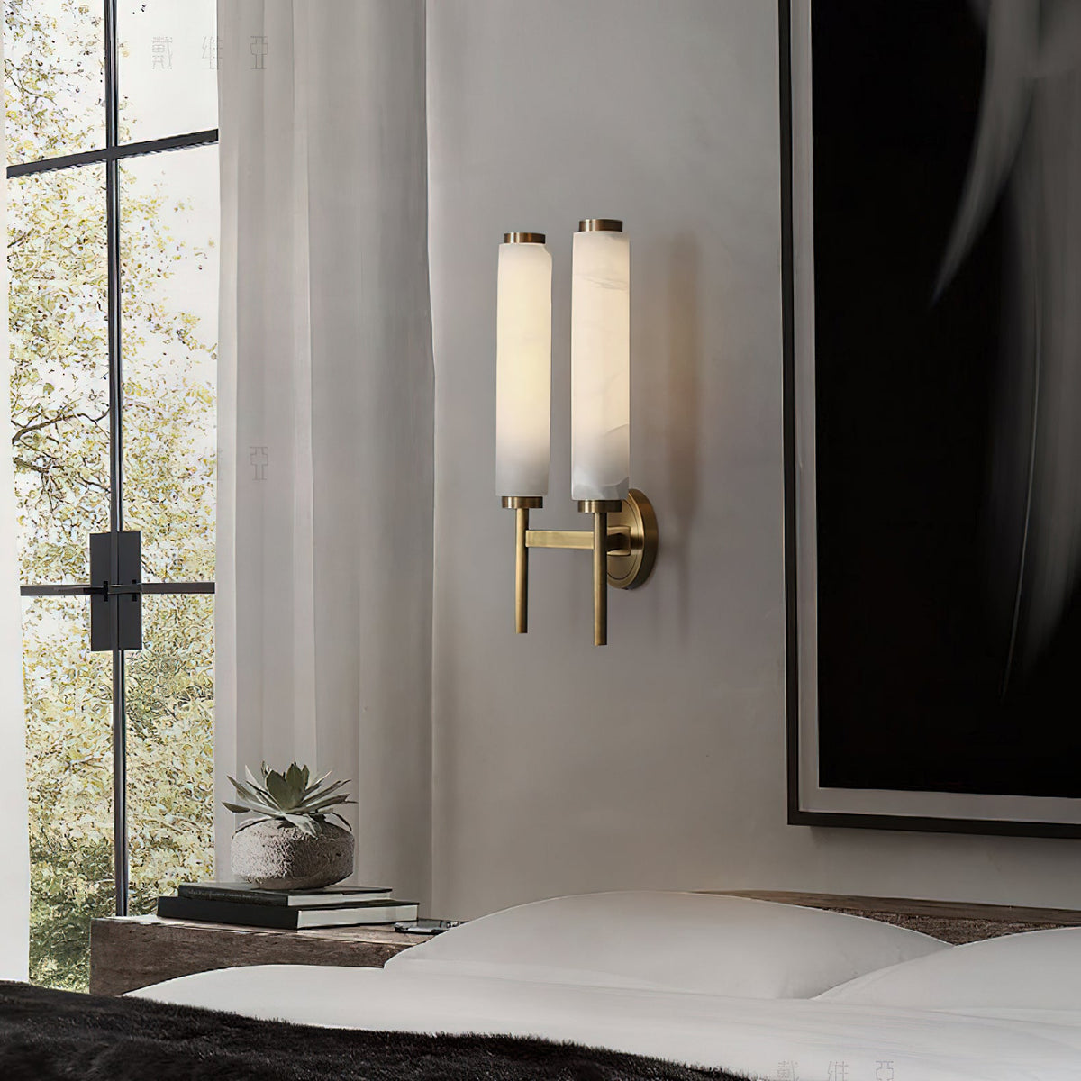 Brindisi Alabaster Wall Lamp
