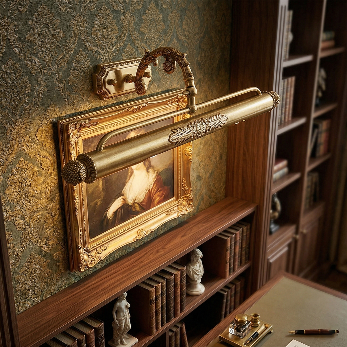 Pania Brass Picture-Frame Wall Light