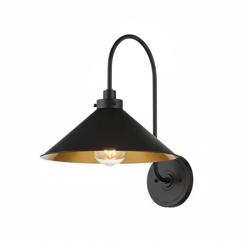 Clivedon Metal-Shade Wall Sconce