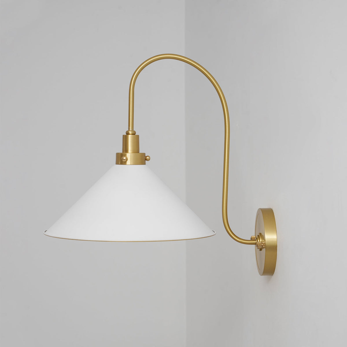 Clivedon Metal-Shade Wall Sconce
