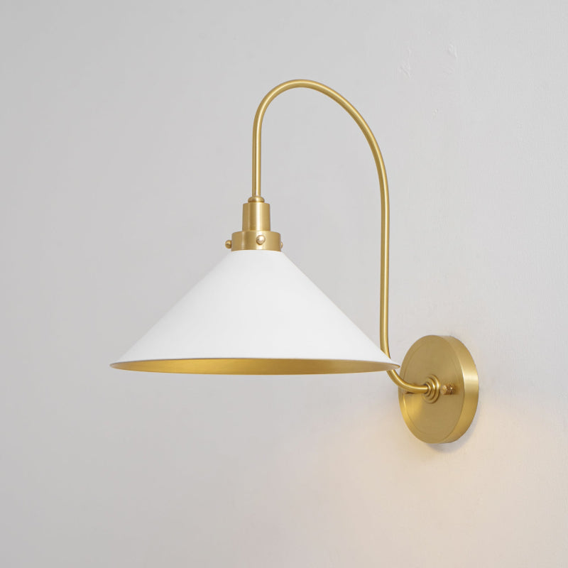 Clivedon Metal-Shade Wall Sconce