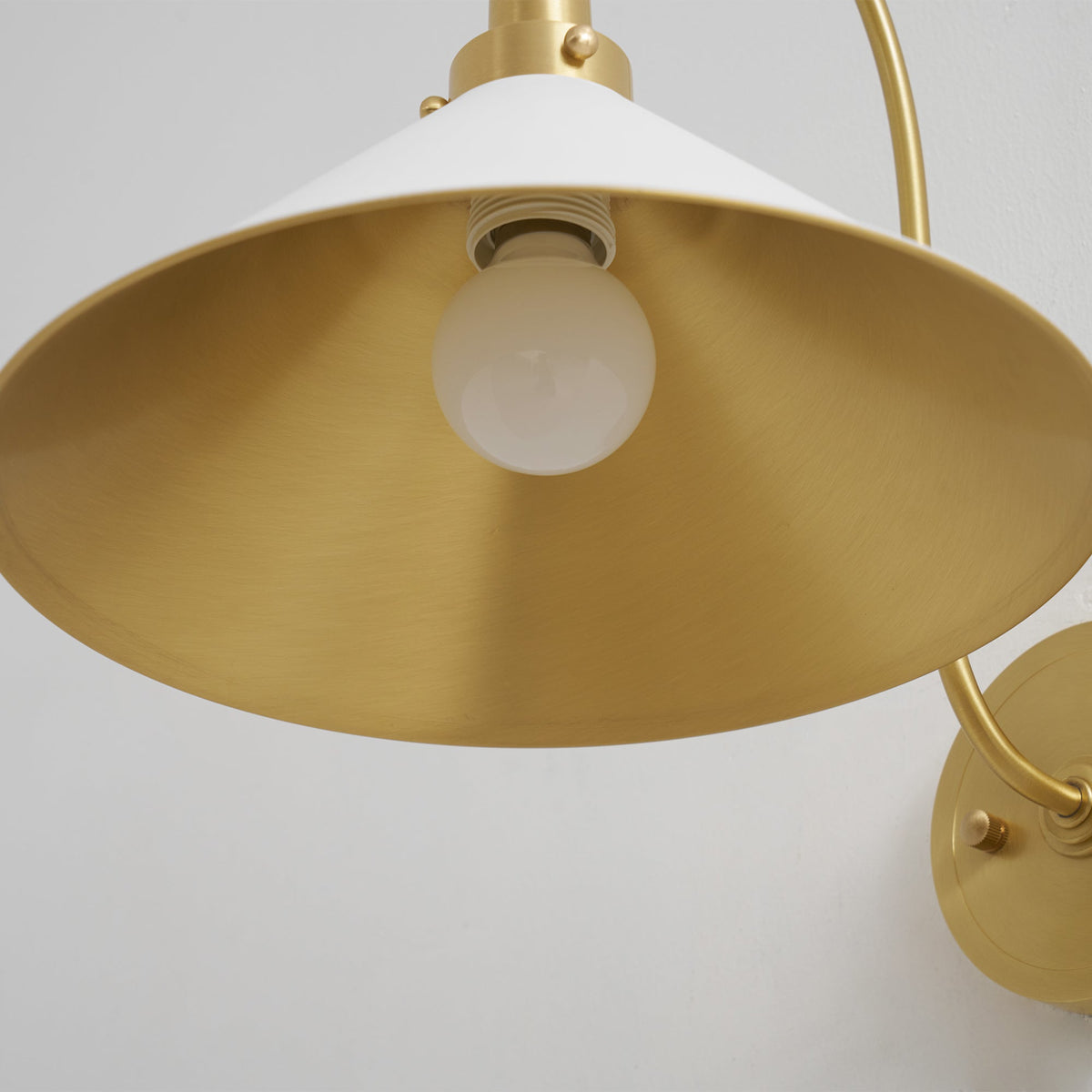 Clivedon Metal-Shade Wall Sconce