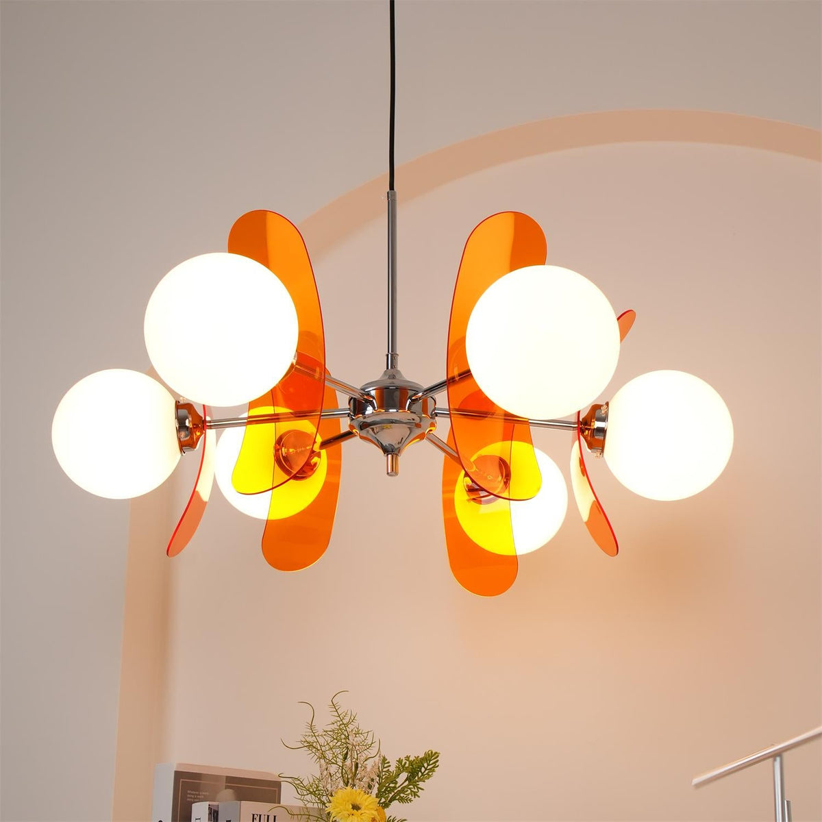Coloured Sputnik Chandelier