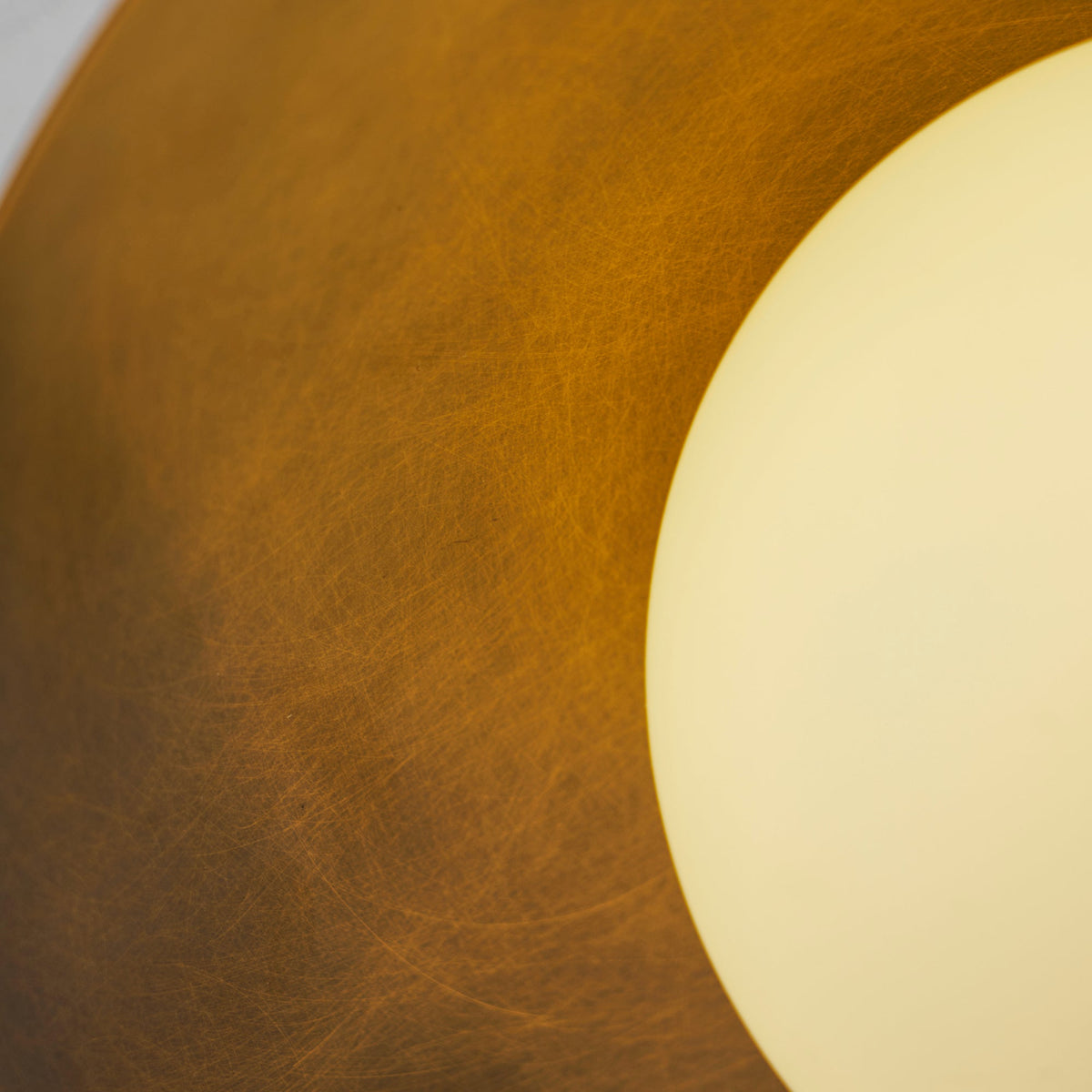 Marie Petite Brass Semi-Flush Ceiling Light
