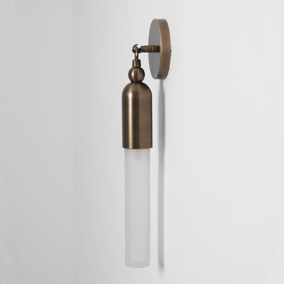 Darby Brass & Glass Wall Lamp