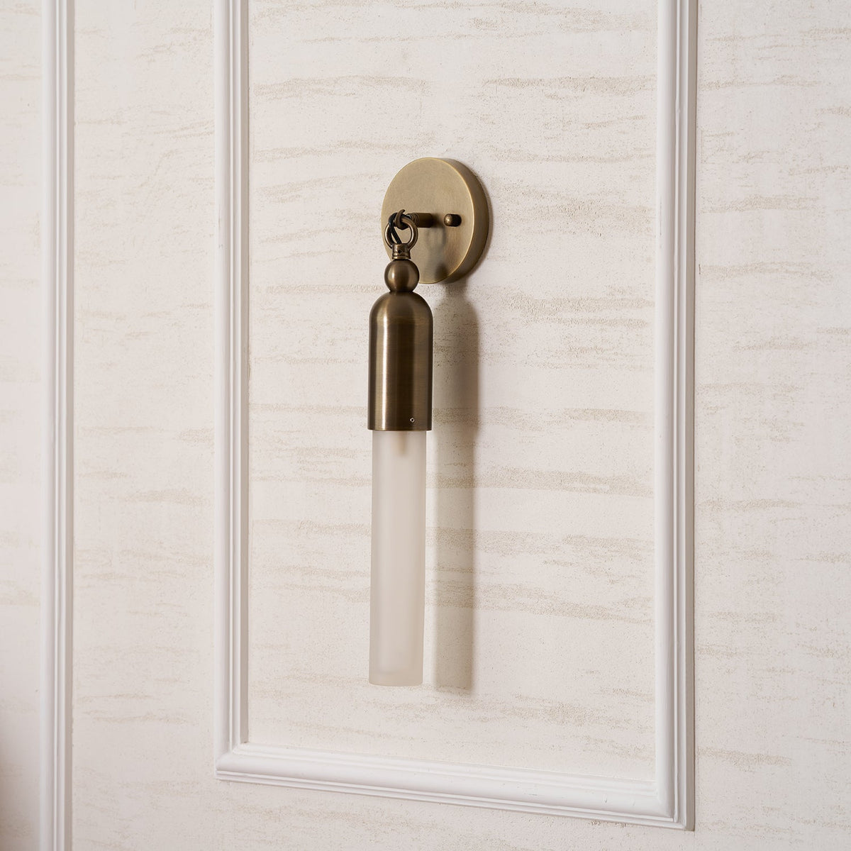 Darby Brass & Glass Wall Lamp