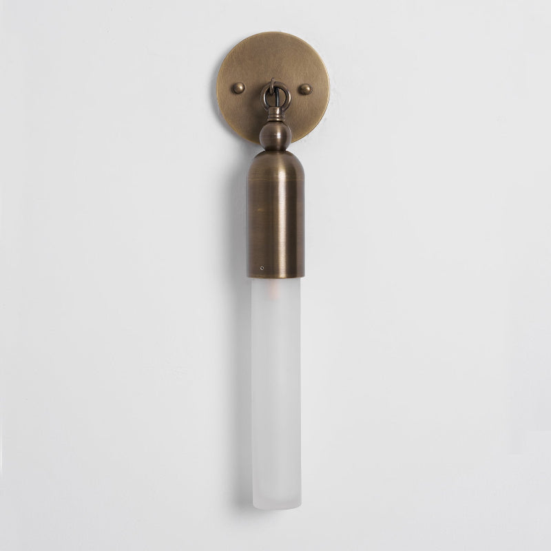 Darby Brass & Glass Wall Lamp