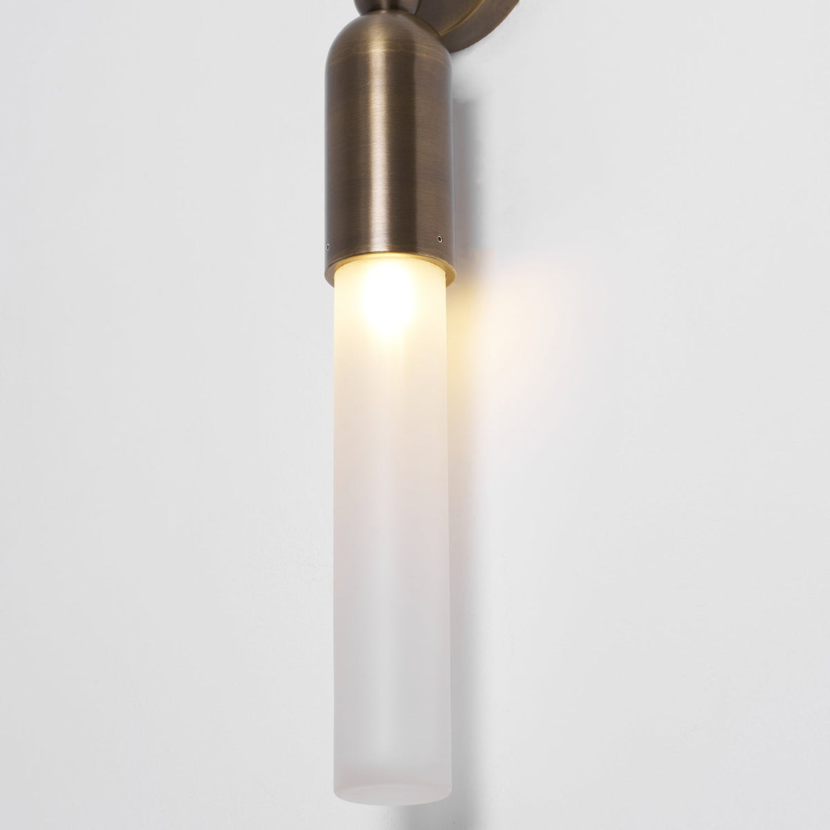 Darby Brass & Glass Wall Lamp
