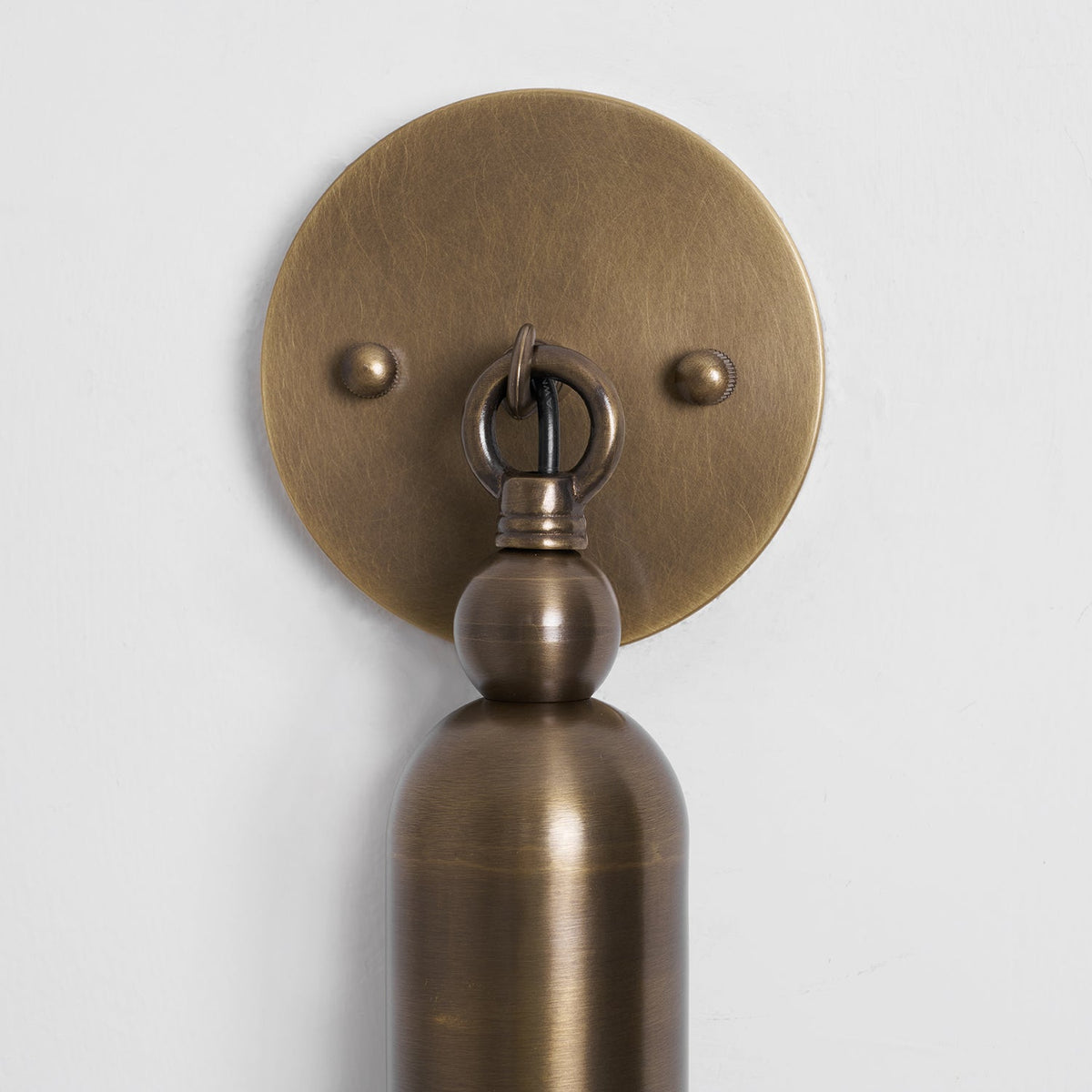 Darby Brass & Glass Wall Lamp