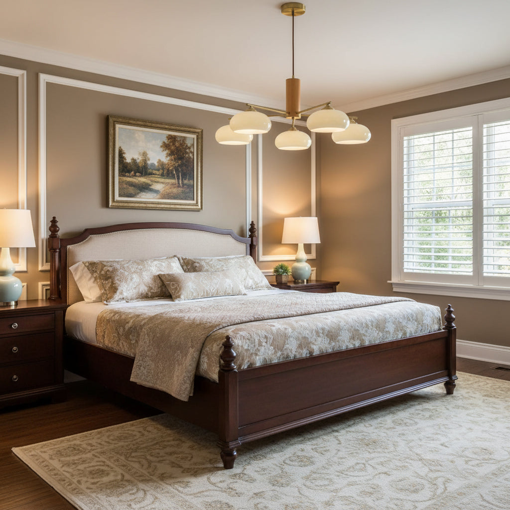 Nova Elliptical Persimmon Chandelier
