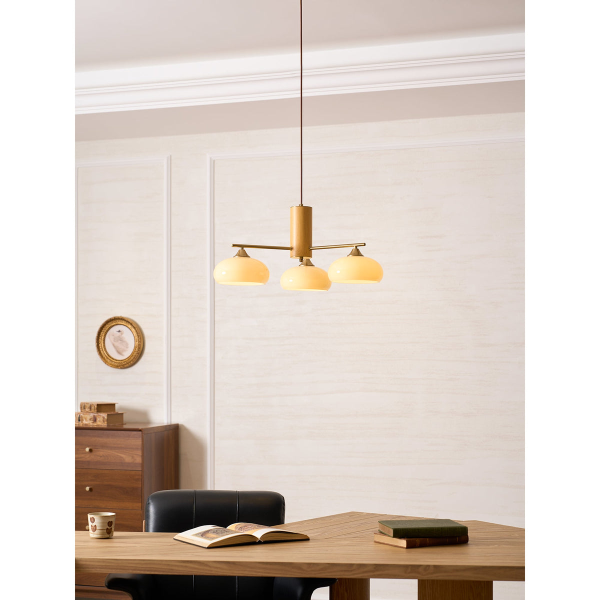 Nova Elliptical Persimmon Chandelier