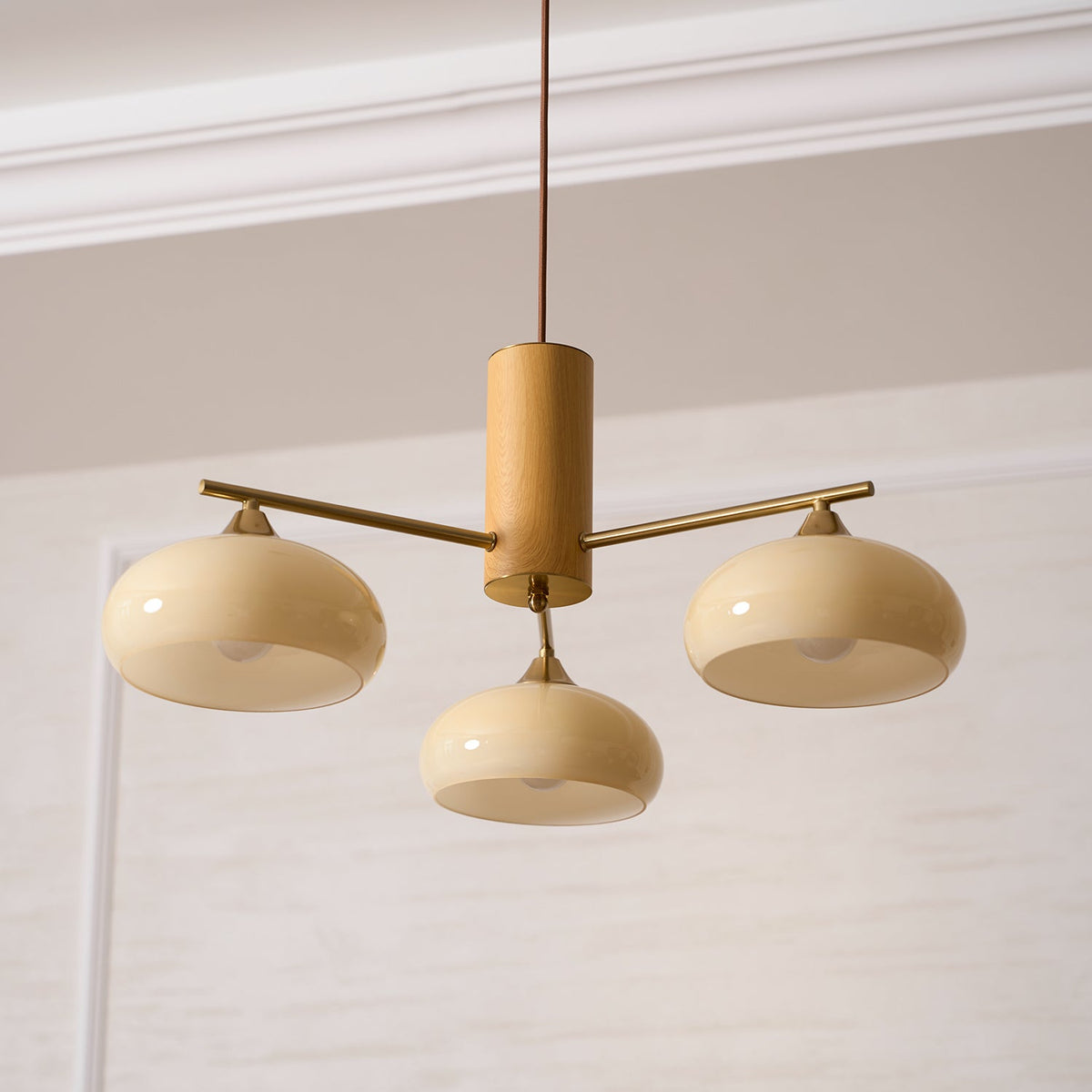 Nova Elliptical Persimmon Chandelier