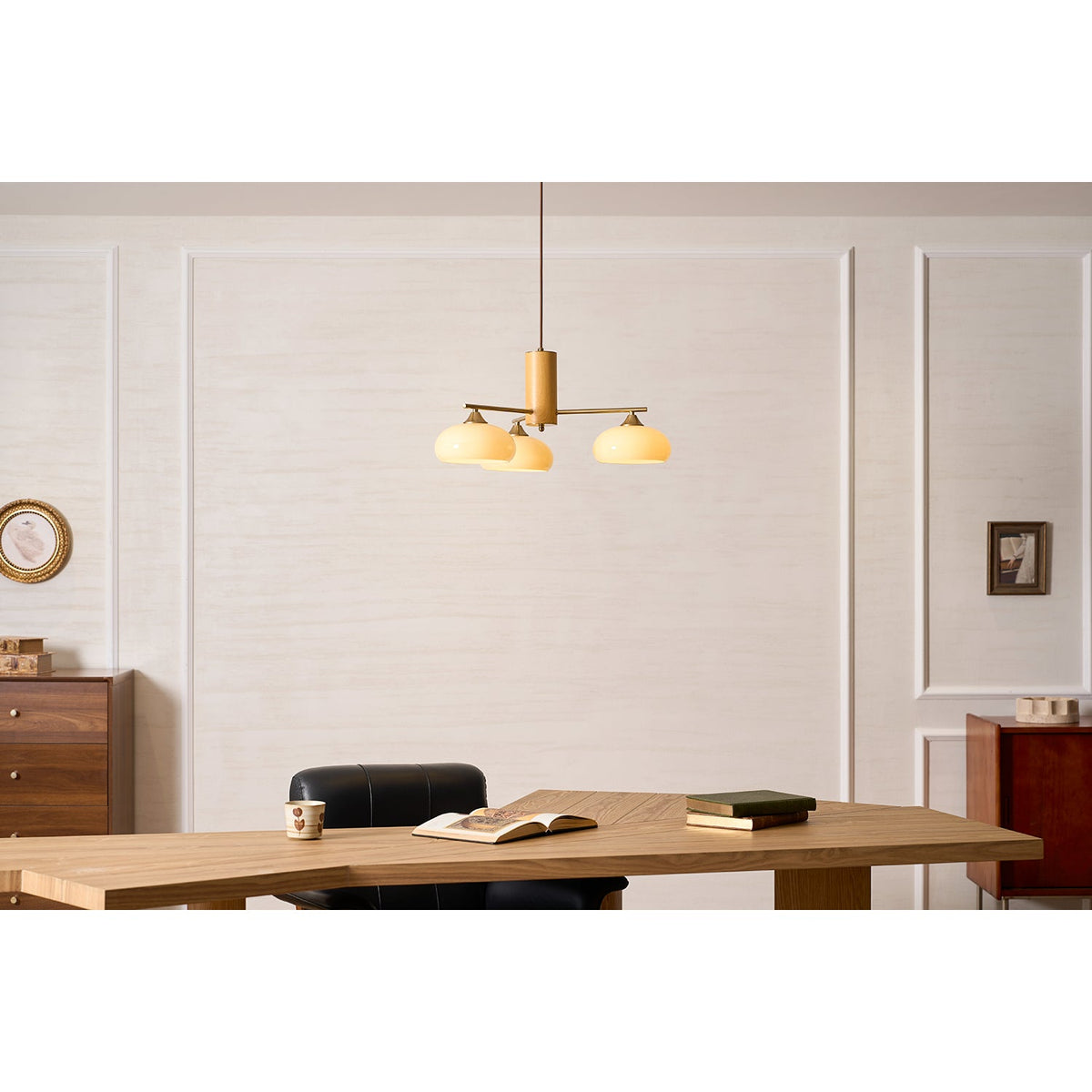 Nova Elliptical Persimmon Chandelier