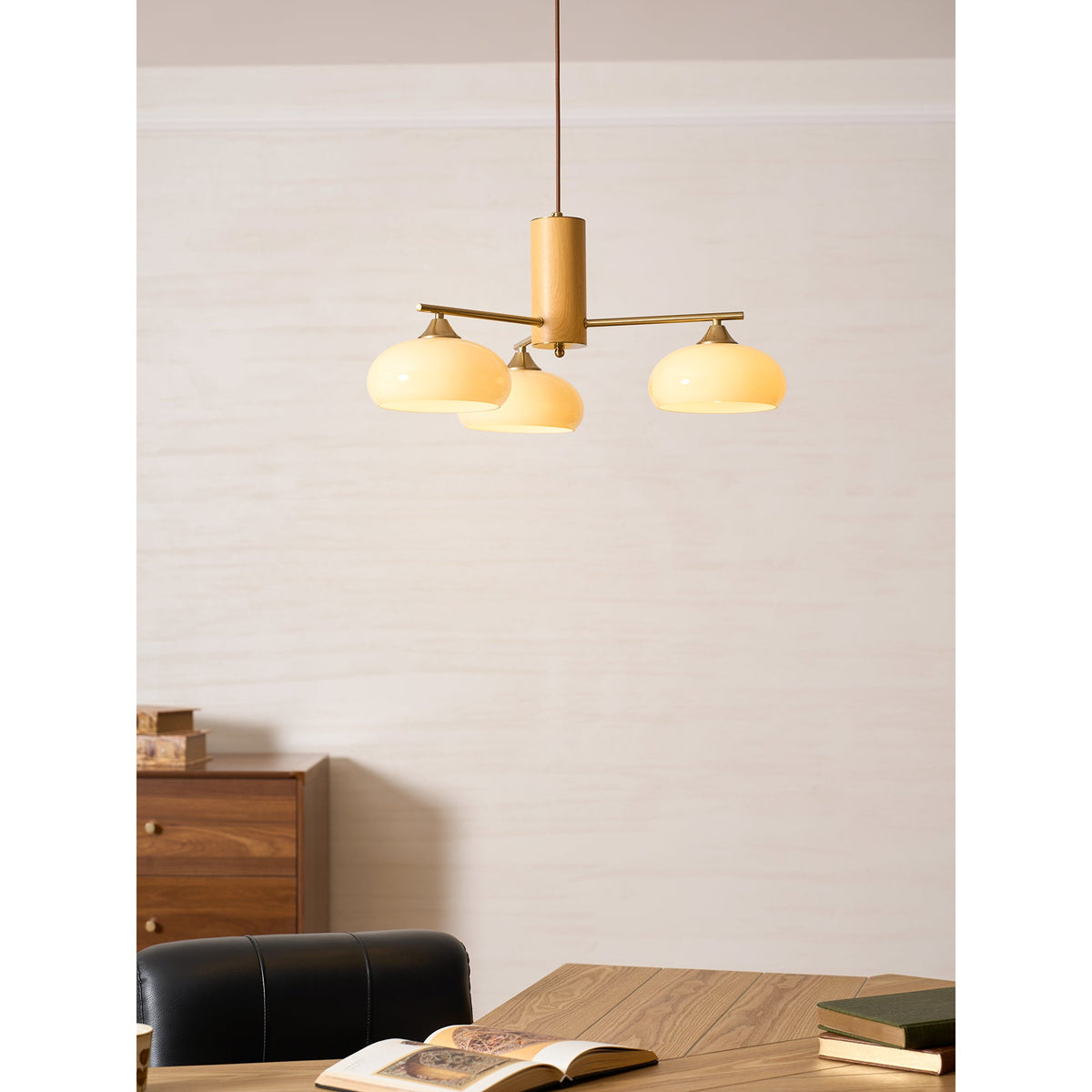 Nova Elliptical Persimmon Chandelier
