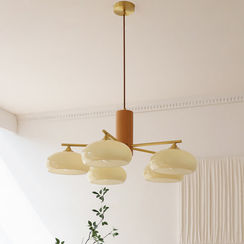 Nova Elliptical Persimmon Chandelier
