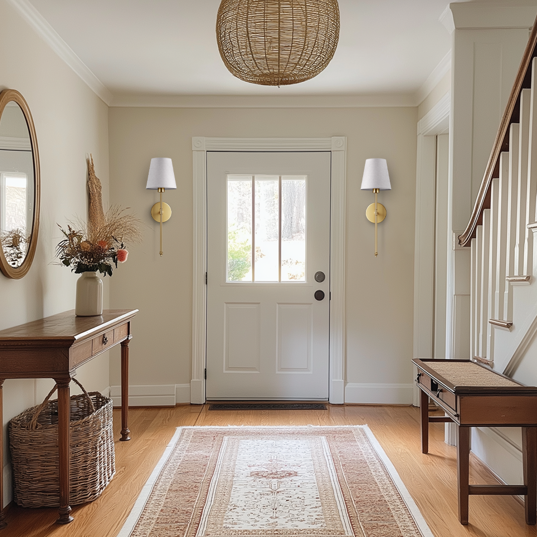 Wireless Peel and Stick Wall Sconces, Set of 2