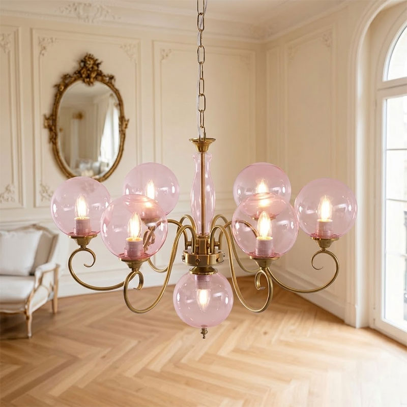 Evelyn Glass Chandelier