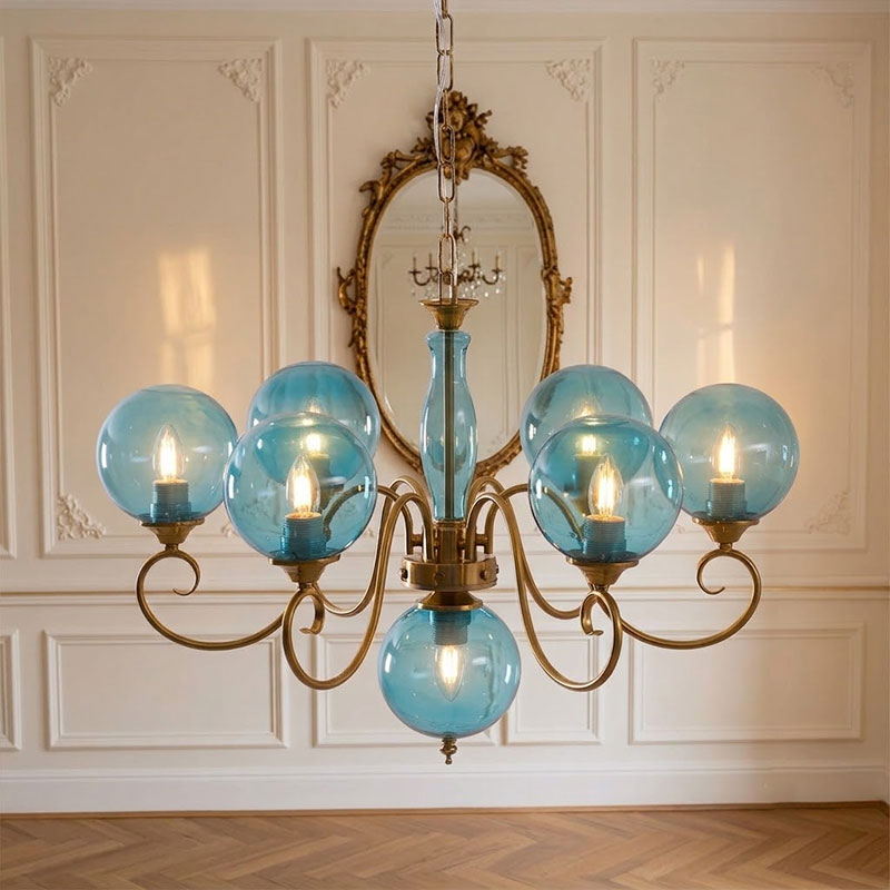 Evelyn Glass Chandelier