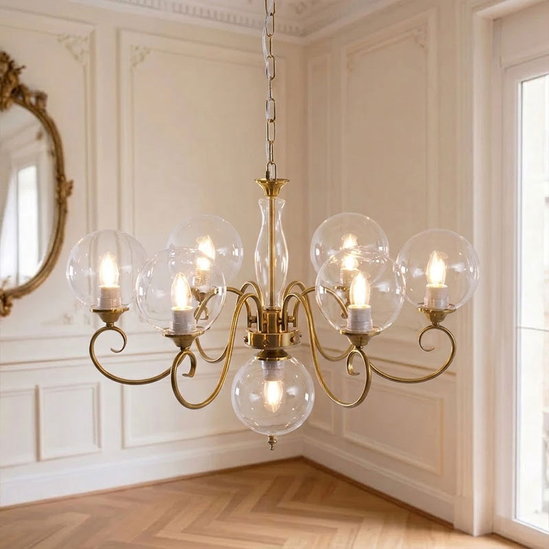 Evelyn Glass Chandelier