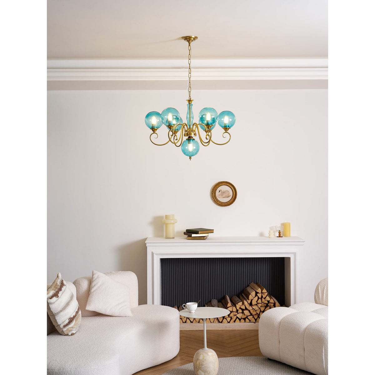 Evelyn Glass Chandelier