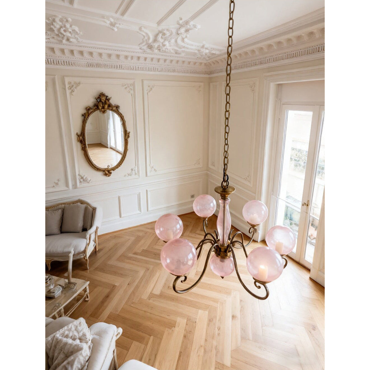 Evelyn Glass Chandelier