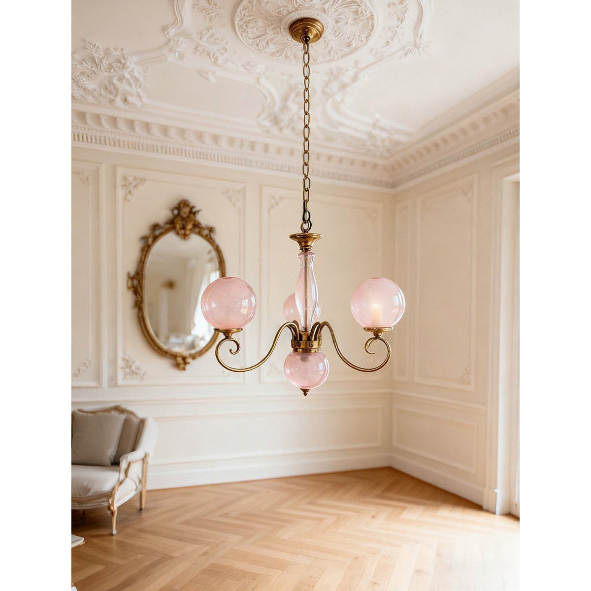 Evelyn Glass Chandelier