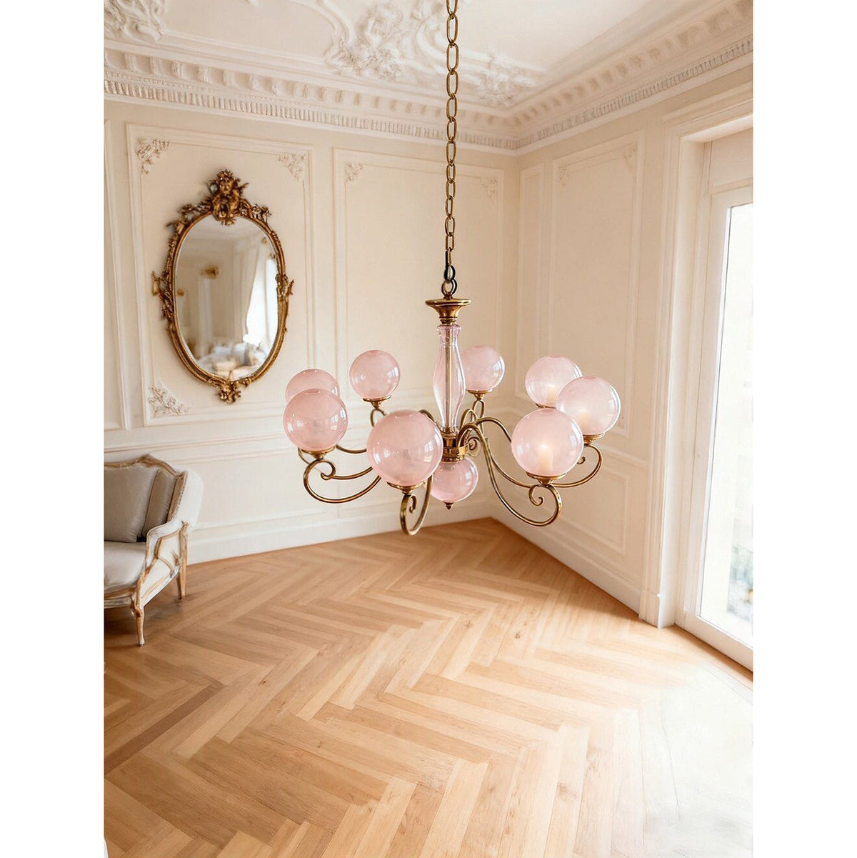 Evelyn Glass Chandelier