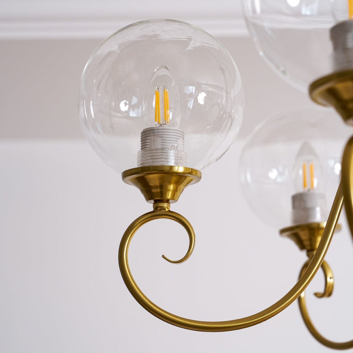 Evelyn Glass Chandelier