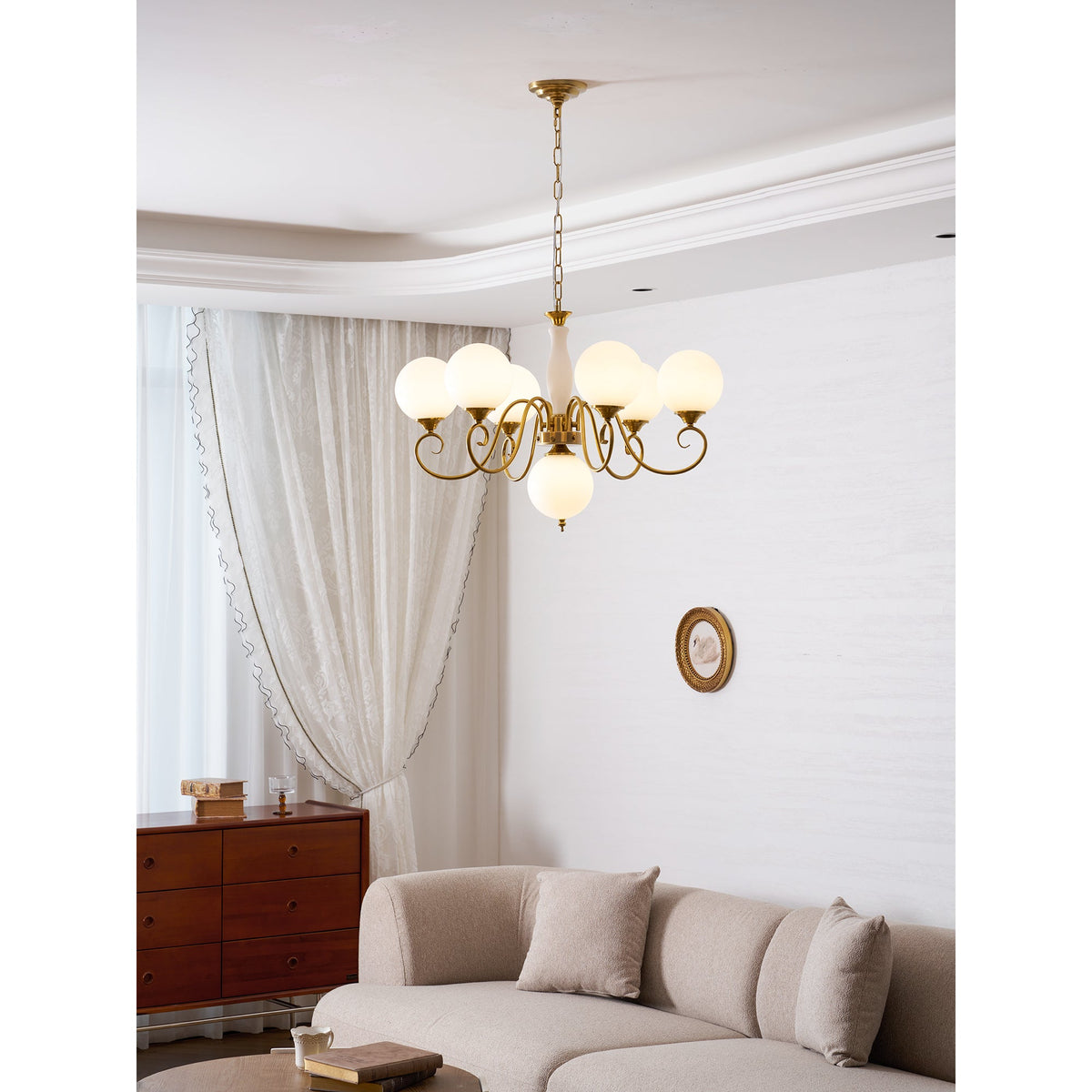 Evelyn Glass Chandelier