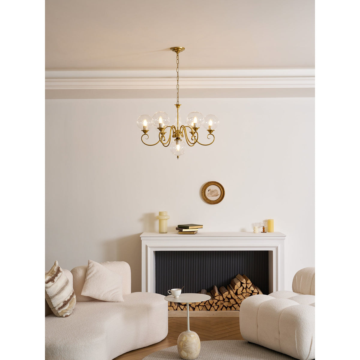 Evelyn Glass Chandelier