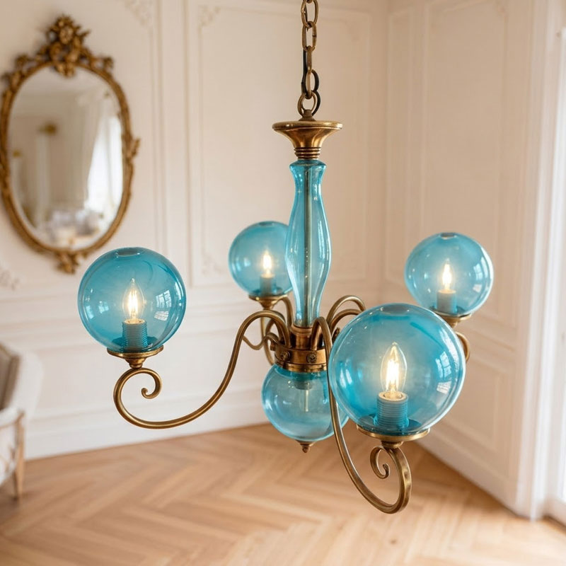 Evelyn Glass Chandelier