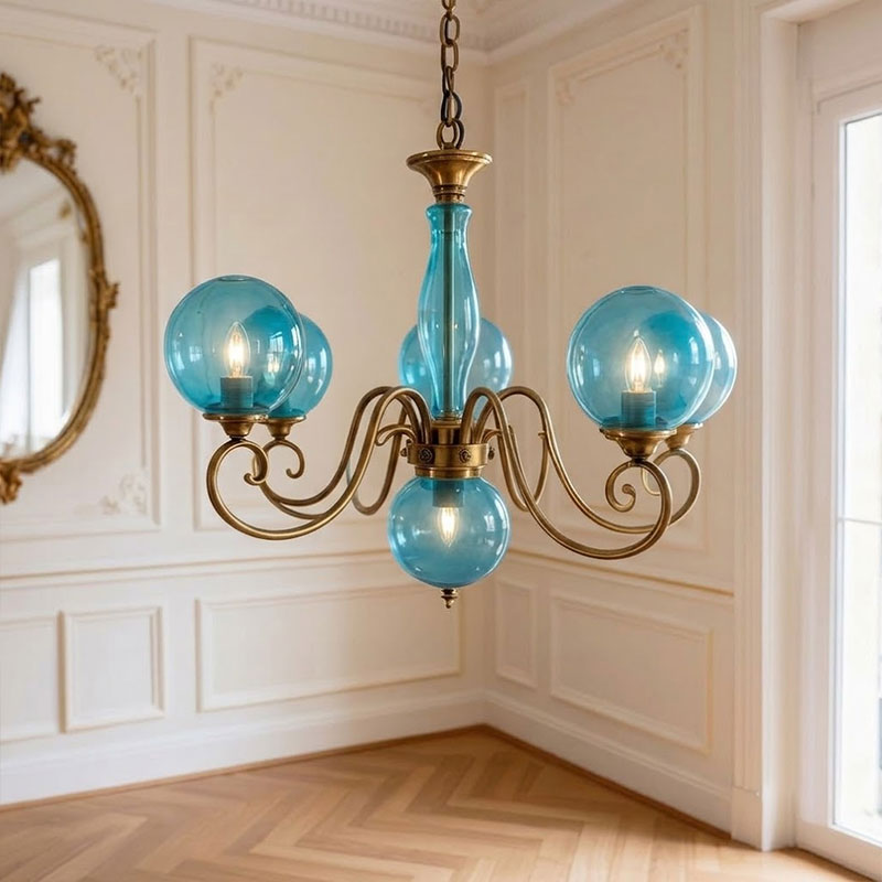 Evelyn Glass Chandelier