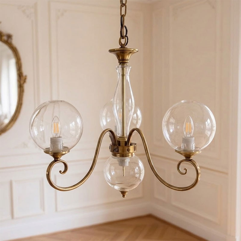 Evelyn Glass Chandelier